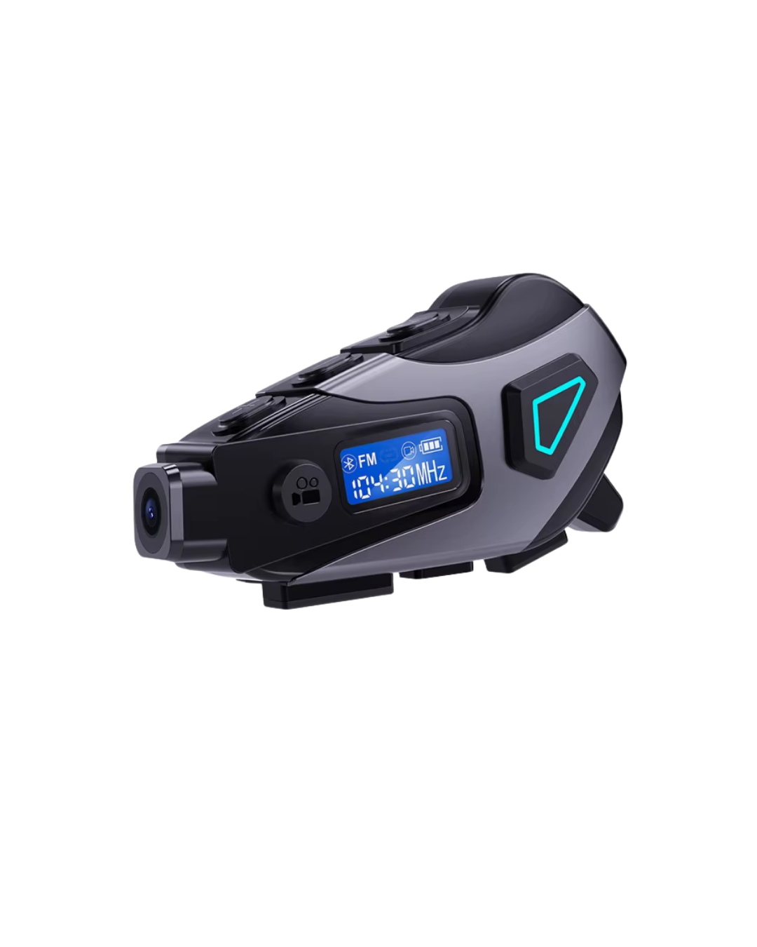 Kask İçi Bluetooth Kulaklık Kamera ve Fener Özellikli Su Geçirmez Dayanıklı Tasarım