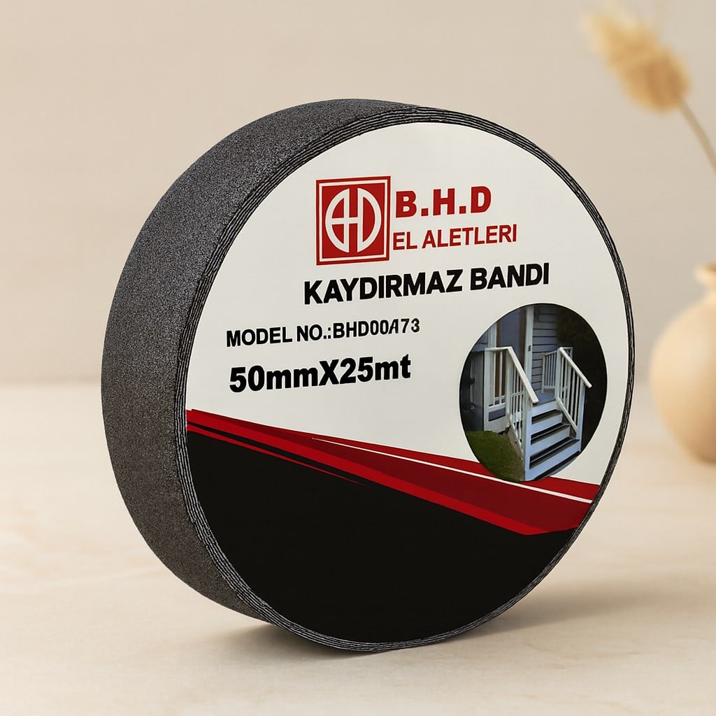 Kaydırmaz Bant 50mm x 25m Siyah