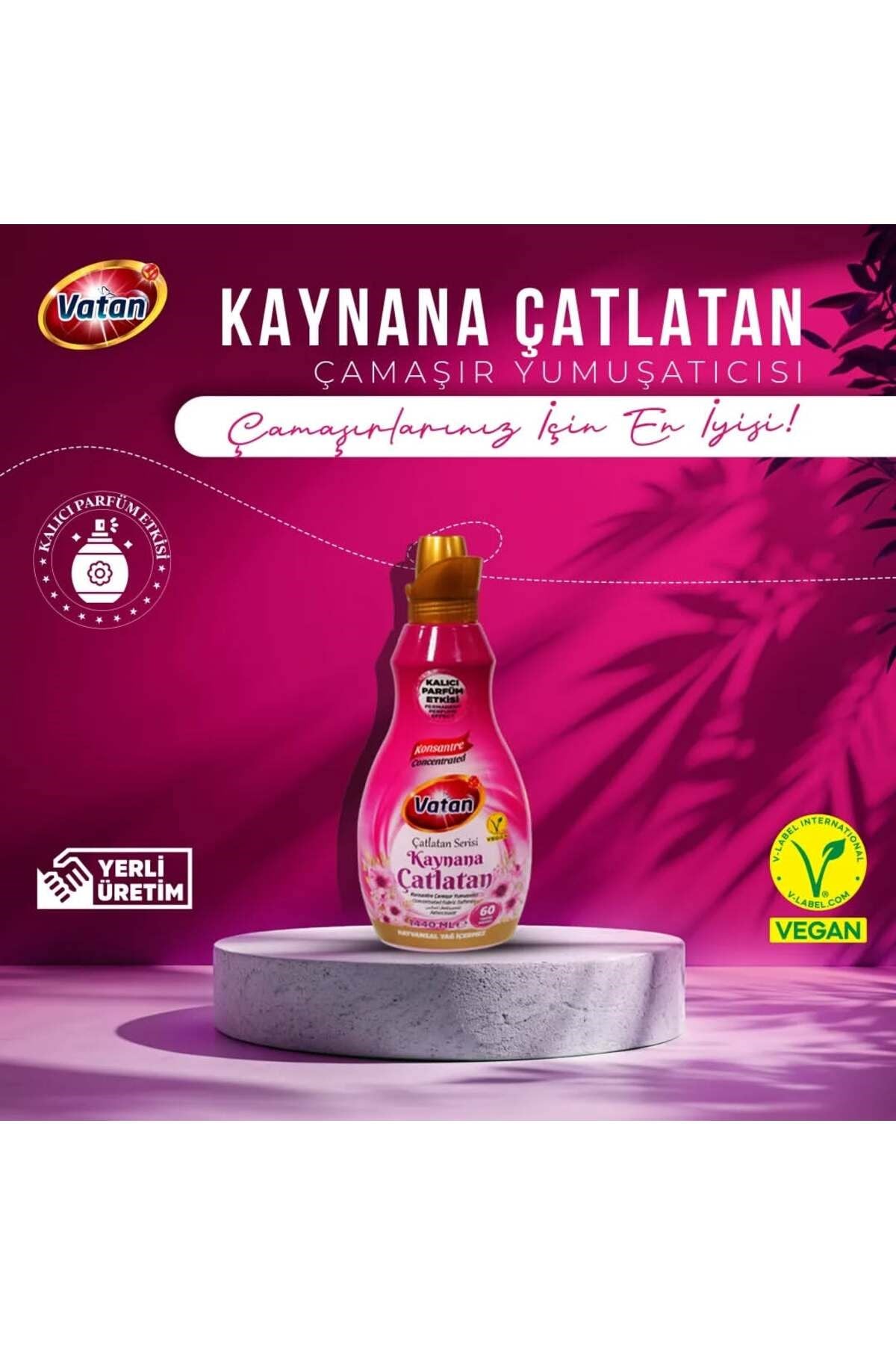 Kaynana Çatlatan Konsantre Çamaşır Yumuşatıcı 1440ml
