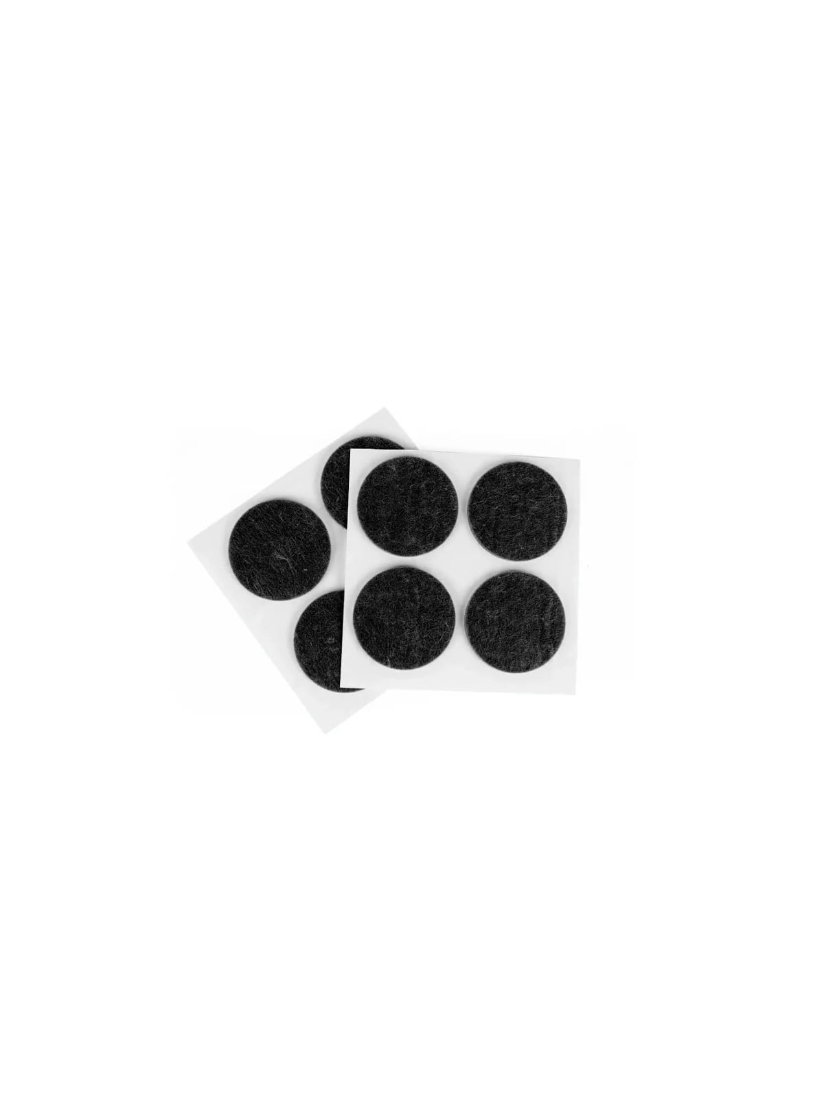 Kendinden Yapışkanlı Keçe Ped Yuvarlak Siyah 50mm 8 Parça