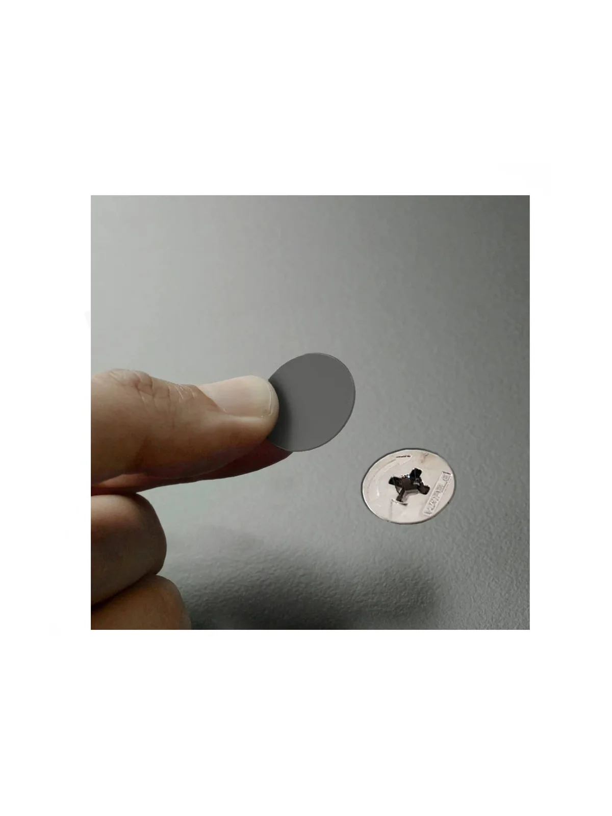 Kendinden Yapışkanlı Vida Tapa 15 mm Antrasit 78 Parça