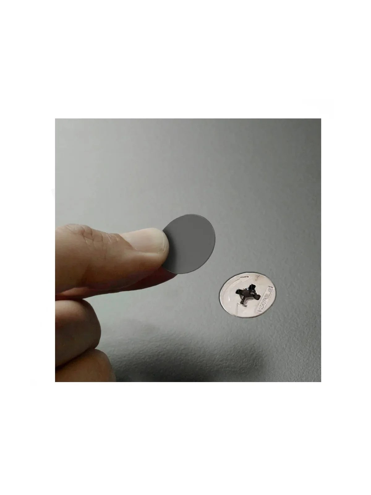 Kendinden Yapışkanlı Vida Tapa 21 mm Antrasit 50 Parça