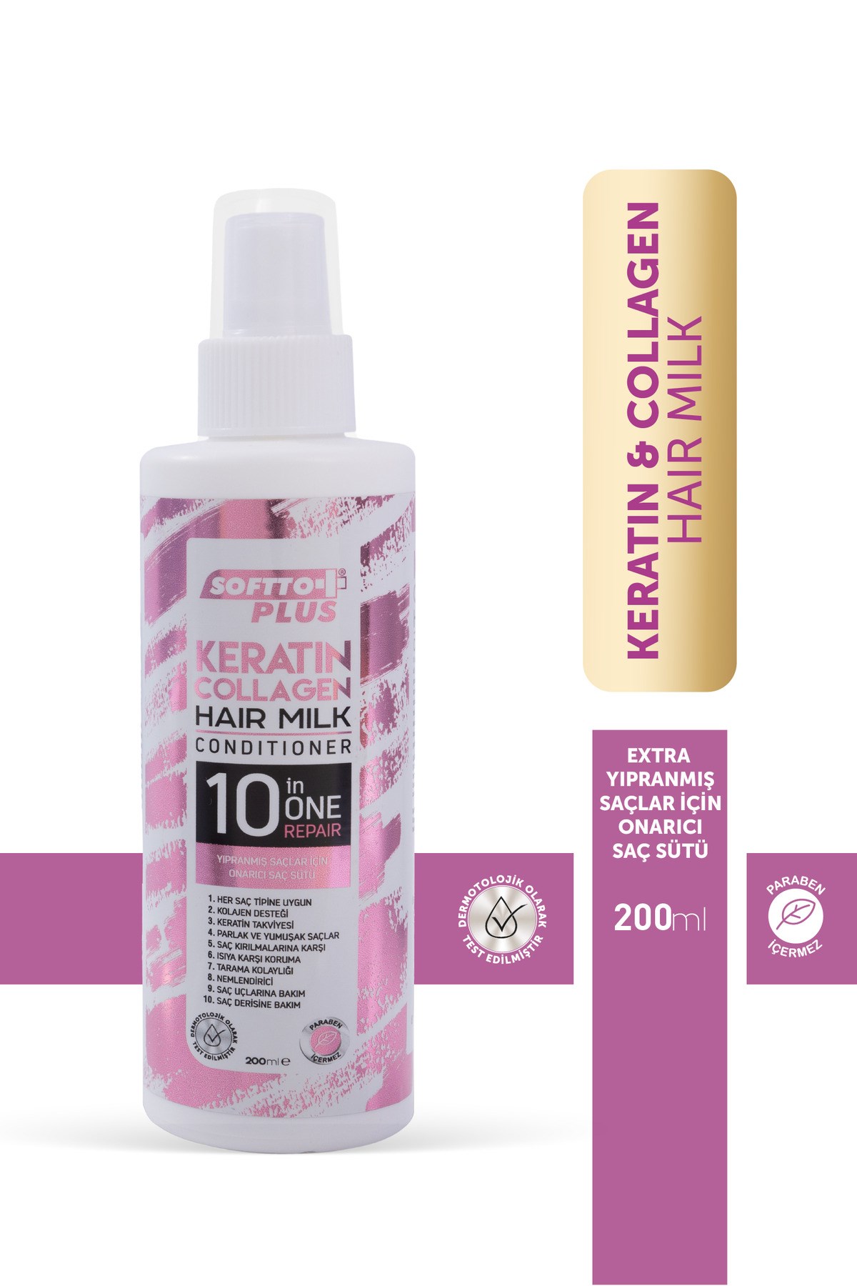 KERATİN-BIOTIN HAIR MILK(SAÇ SÜTÜ) 200 ML