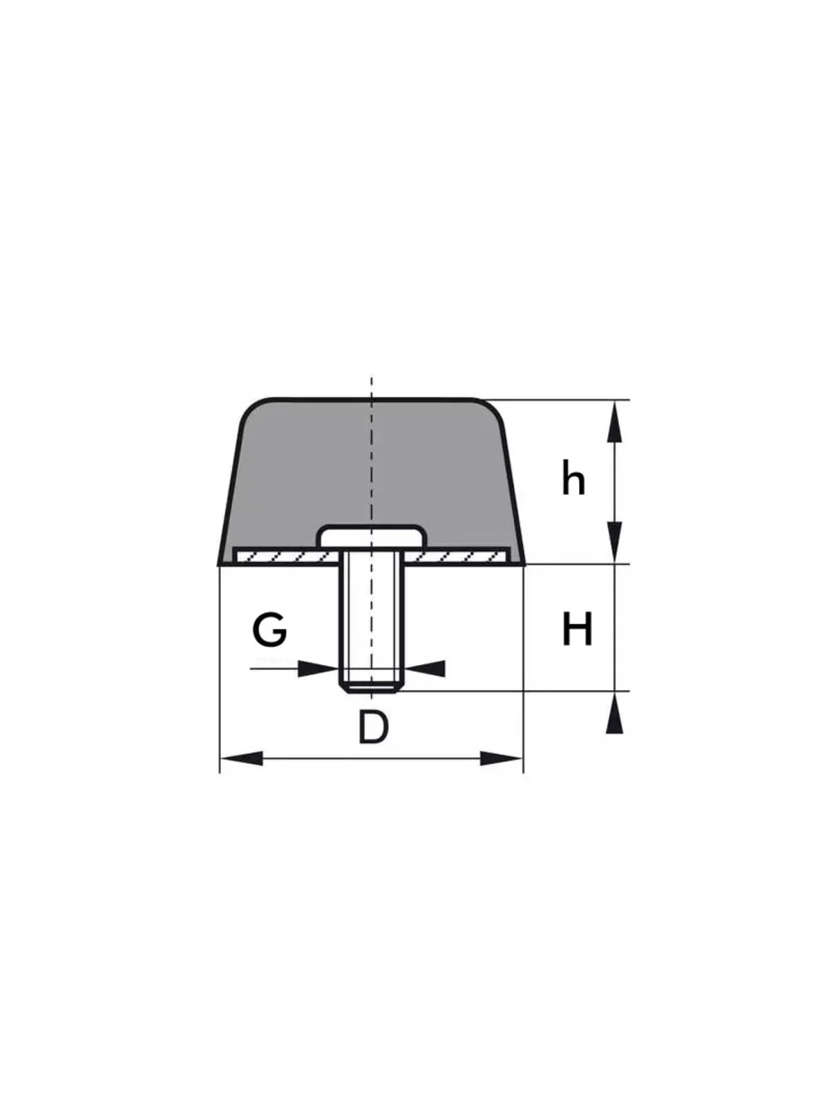 Kesik Armut Tipi Takoz 15x10 M6x16
