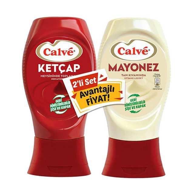 Ketcap 610 Gr. Acı + Mayonez 540 Gr.