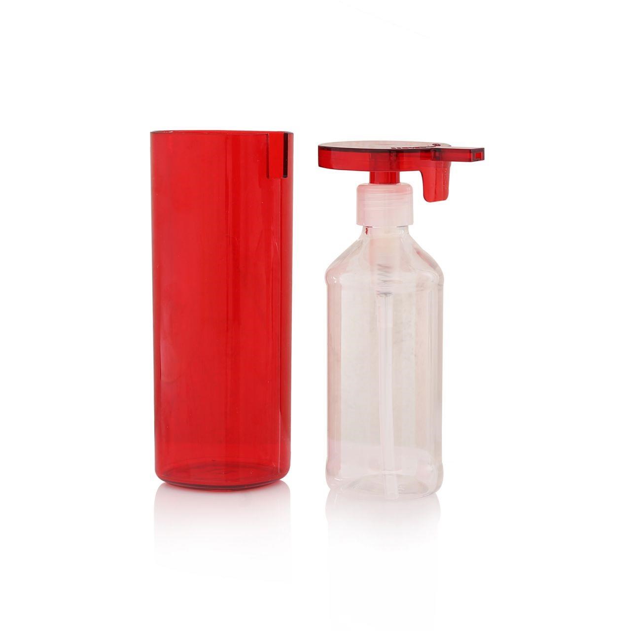 Kırmızı Akrilik Sıvı Sabunluk 250 ml