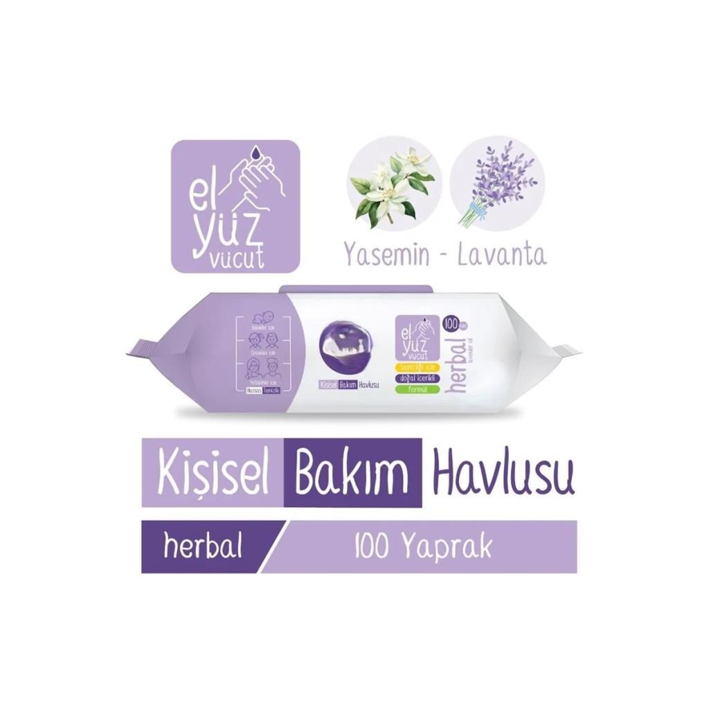 Kişisel Bakım Havlusu 100'lü Herbal