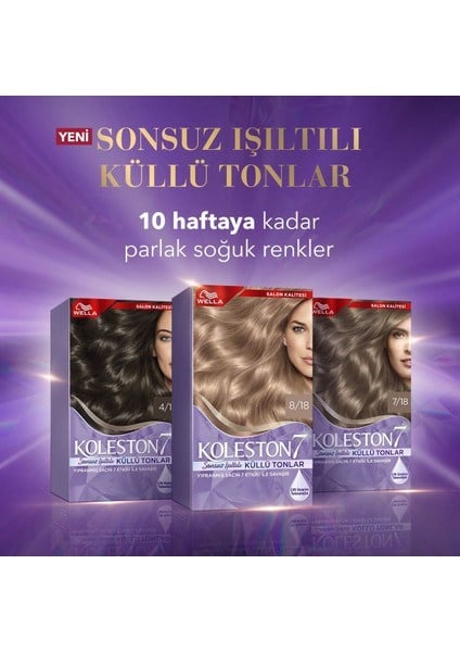 Kit Saç Boyasi & No: 4/1 Nemesis Küllü Kahve