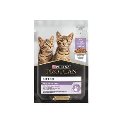 Kitten Pouch Hindili Yavru Kedi Konservesi 12 Adet 85 Gr