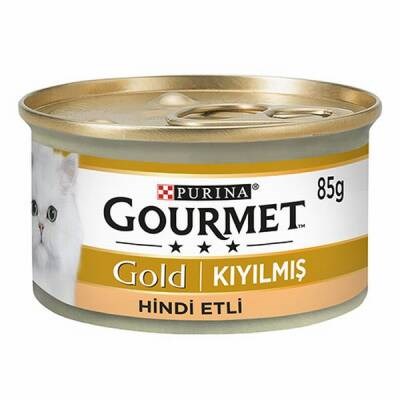 Kıyılmış Hindi Etli Yetişkin Kedi Konservesi 24 Adet 85 Gr
