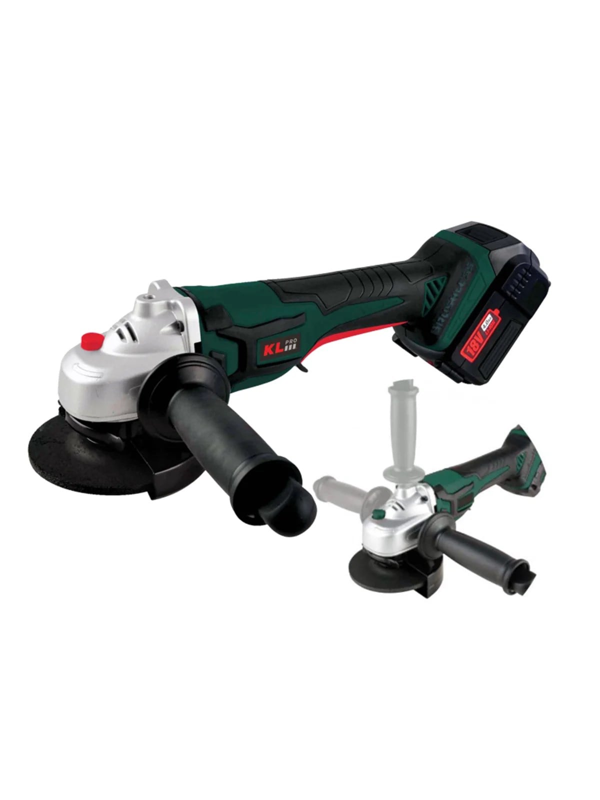 KL PRO KLAT18B-50 115 mm Akülü Kömürsüz Avuç Taşlama 18V
