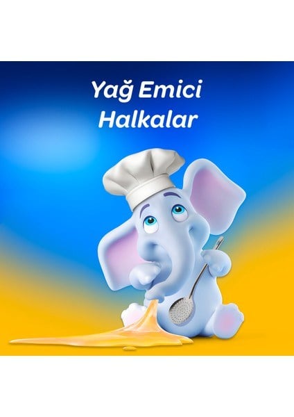 Kokusuz 8'li Rulo 3 Katlı Mutfak ve Temizlik Kağıt Havlu
