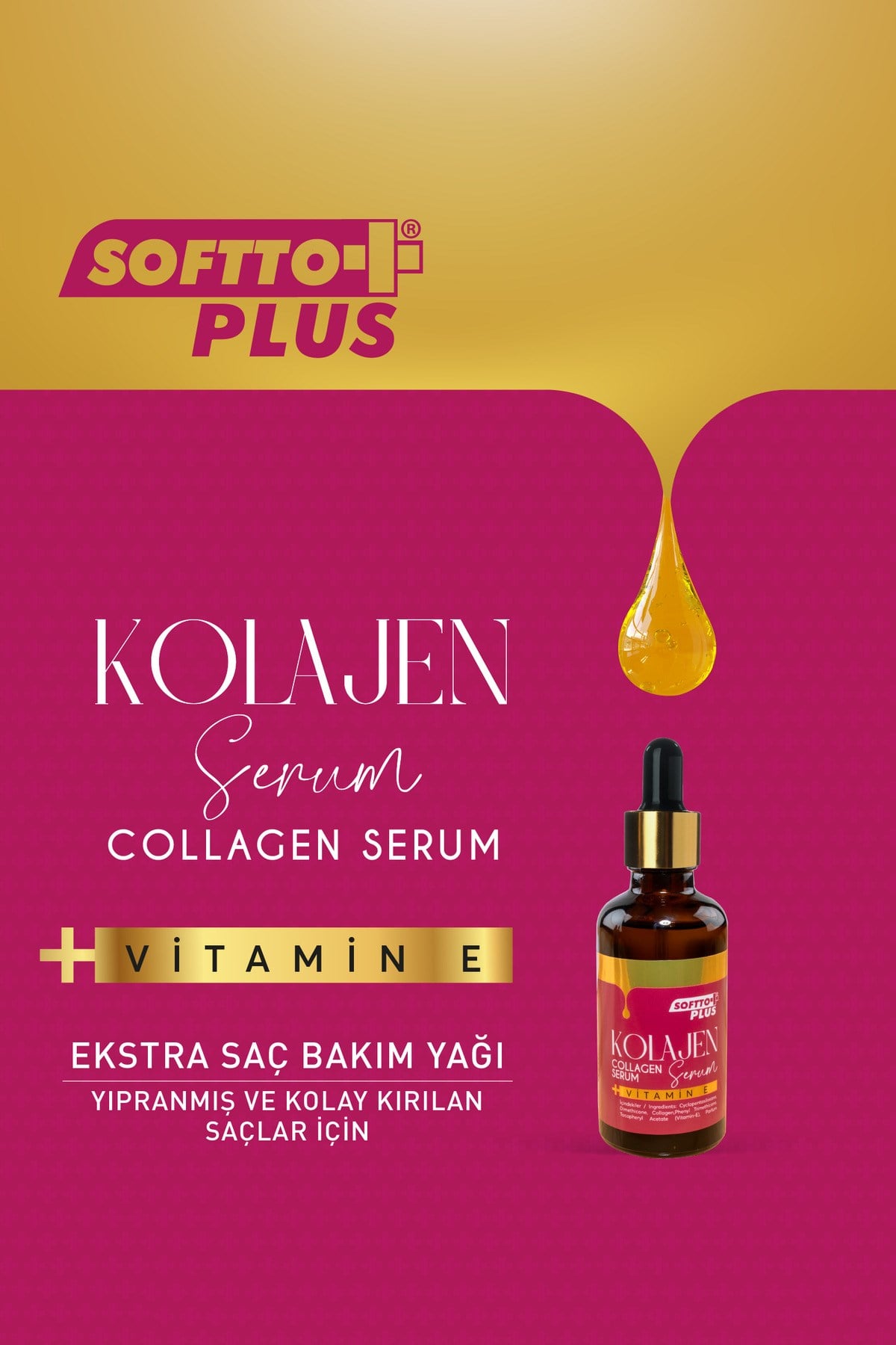 Kolajen Saç Bakım Serumu 50ml