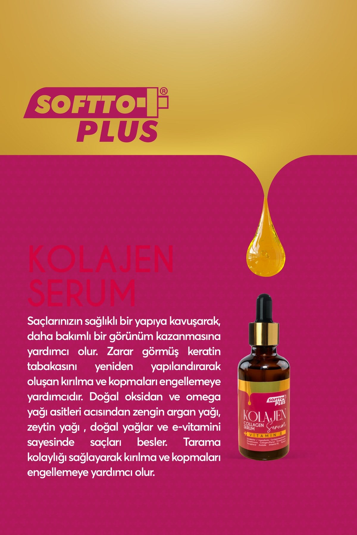 Kolajen Saç Bakım Serumu 50ml