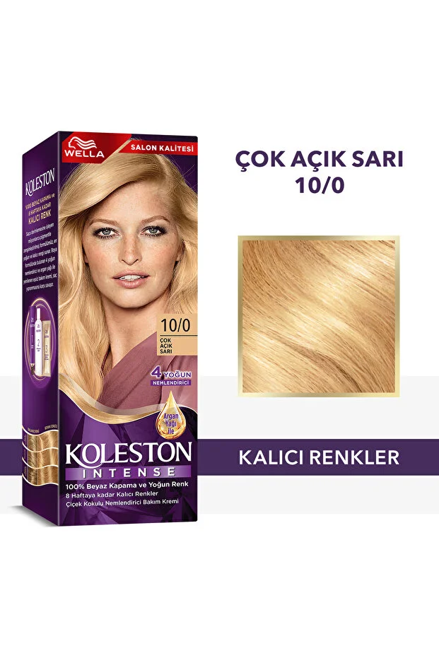 KOLESTON İNTENSE SAÇ BOYASI & NO: 10/0 ÇOK AÇIK SARI