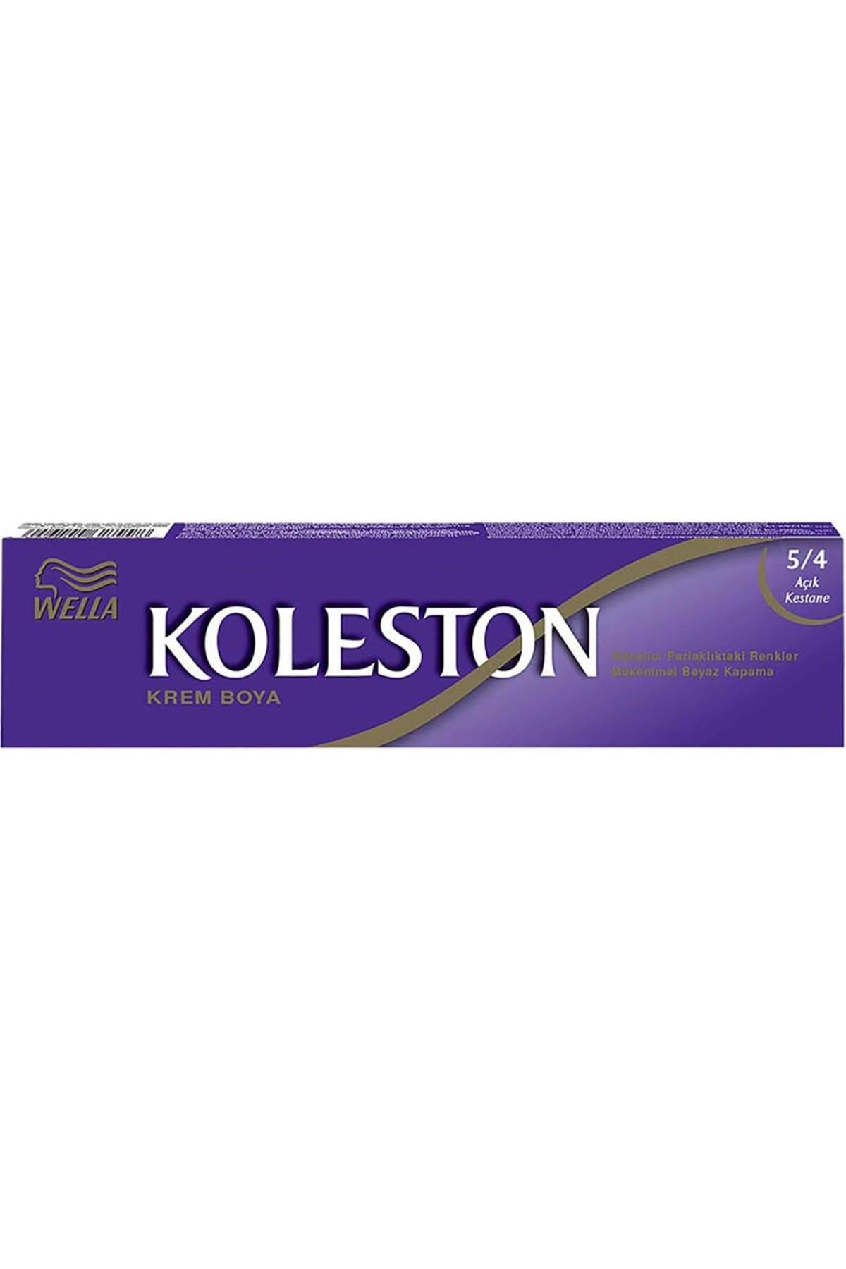 KOLESTON SİNGLE SAÇ BOYASI & NO: 5/4 AÇIK KESTANE