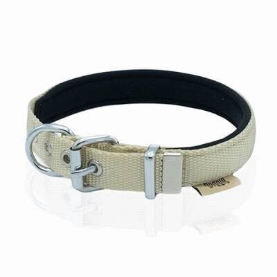 Konfor Dokuma Köpek Boyun Tasması Haki 2x30-35 Cm