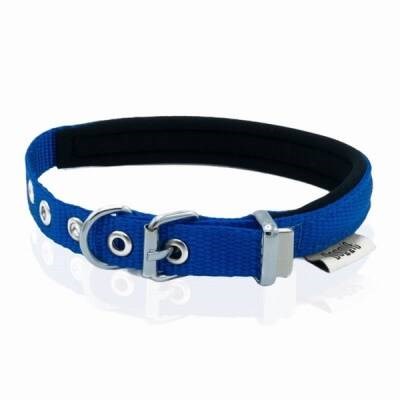 Konfor Dokuma Köpek Boyun Tasması Royalblue 1,5x20 25 Cm