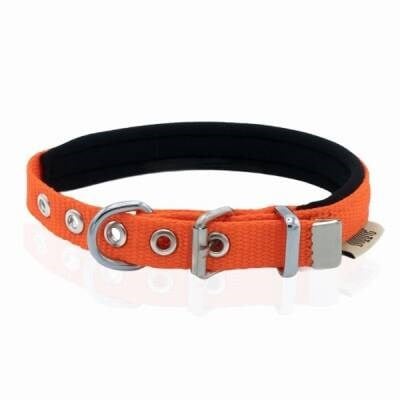 Konfor Dokuma Köpek Boyun Tasması Turuncu 1,5x20 25 Cm