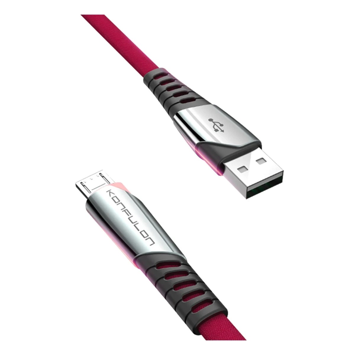 Konfulon DC16 Micro USB Kablo 1M 2.4A - Kırmızı