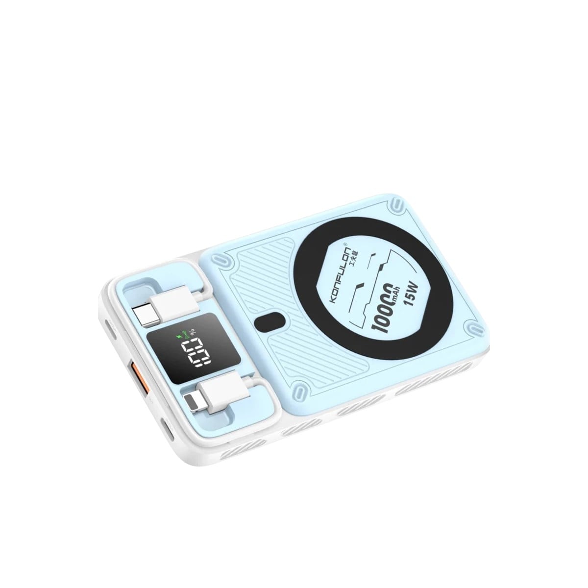 Konfulon M25W 10.000 mAh 20W PD Magsafe Powerbank - Mavi