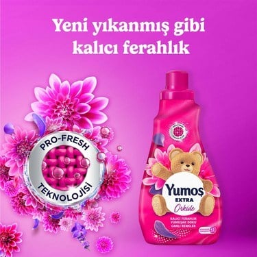 Konsantre Çamaşır Yumuşatıcı Orkide 1008 ml Mükemmel Yumuşaklık