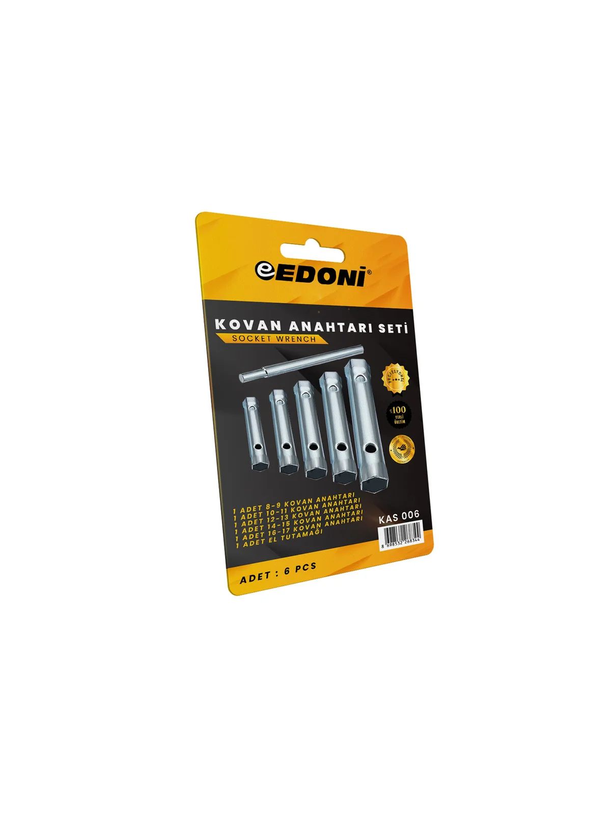 Kovan Anahtar Seti 6 Parça KAS 006