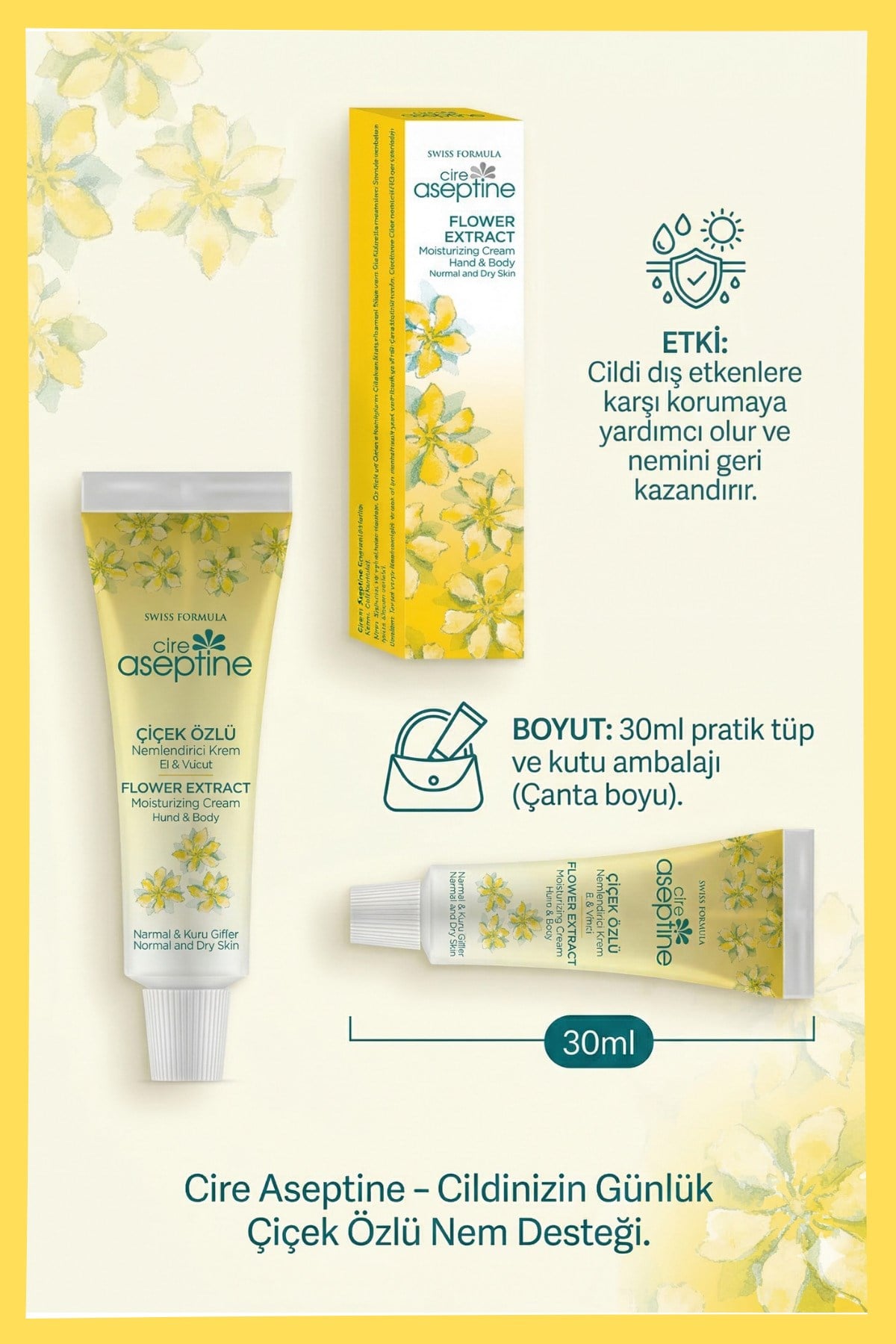Krem Tüp 30 Ml Çiçek Özlü