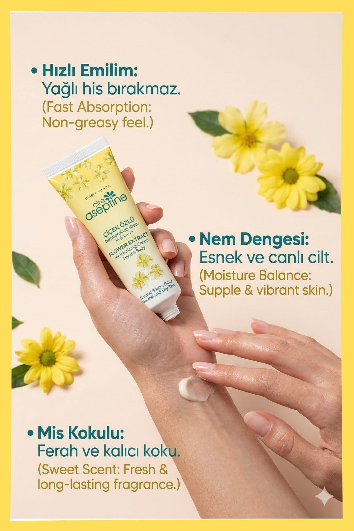 Krem Tüp 30 Ml Çiçek Özlü