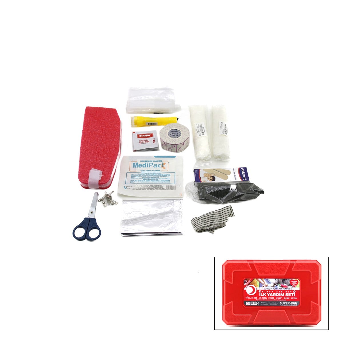 Küçük İlk Yardım Seti (Plastik Çantalı)