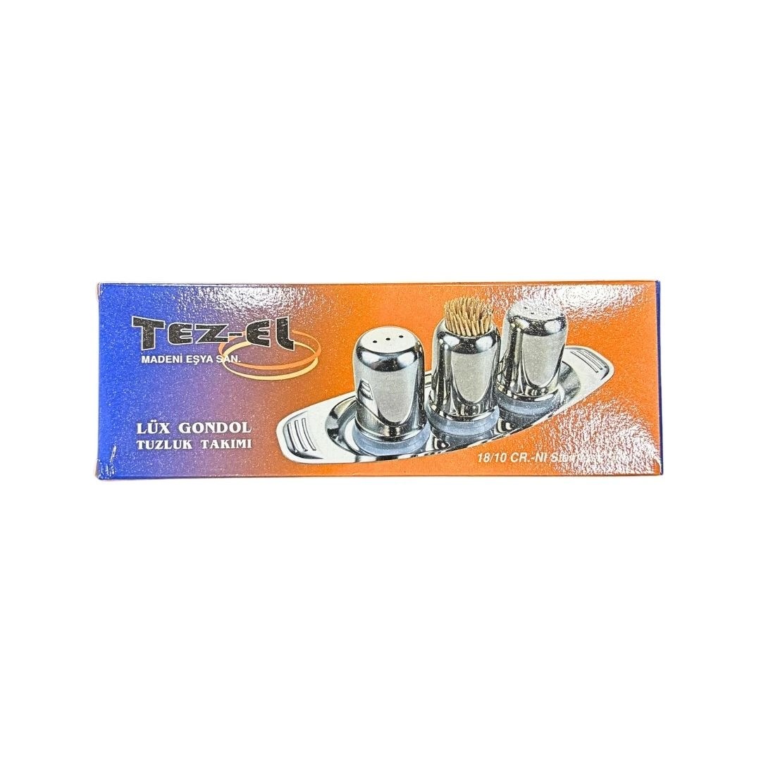 Küçük Metal Tuzluk Takımı