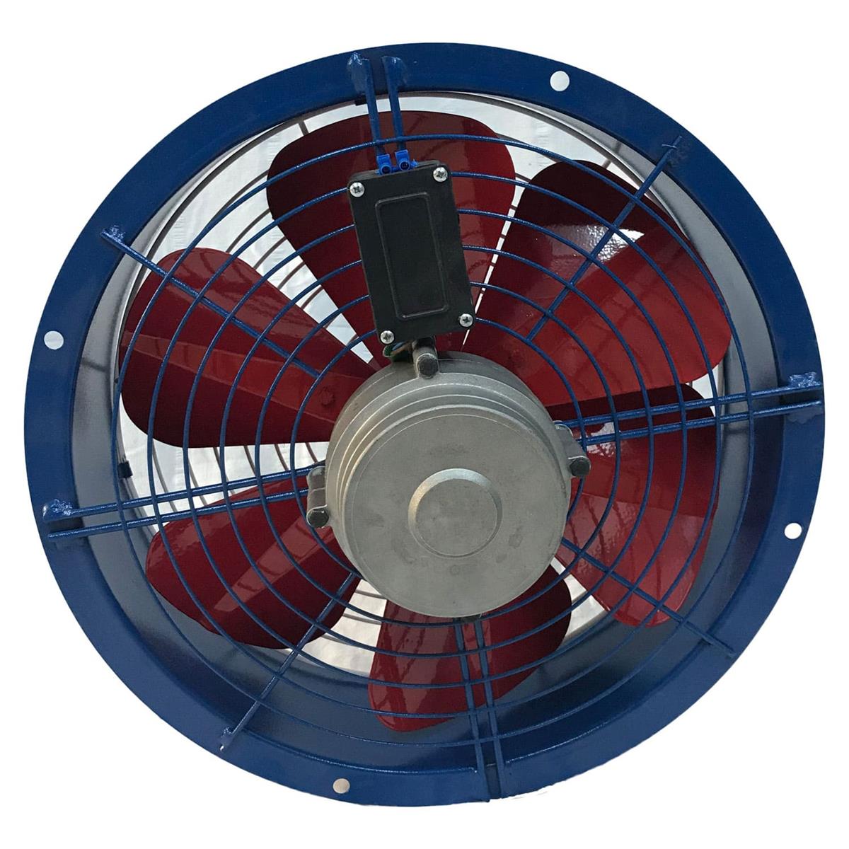 Küçük Motorlu Aksiyel Aspiratör 220 Volt Monofaze Rulman Yataklı