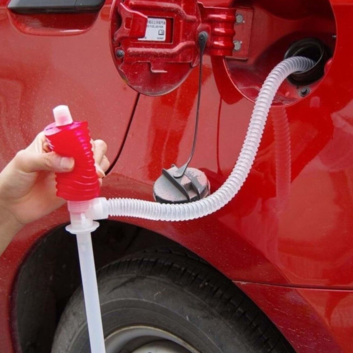 Küçük Plastik Mazot ve Su Pompası