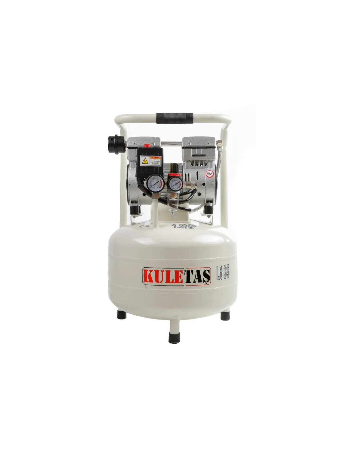 KULETAŞ Sessiz Hava Kompresörü 35 Litre 1 HP