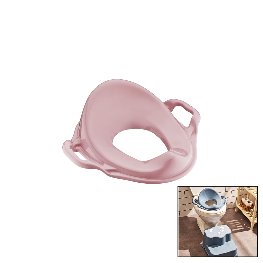 Kulplu Çocuk Klozet Adaptörü - Pembe