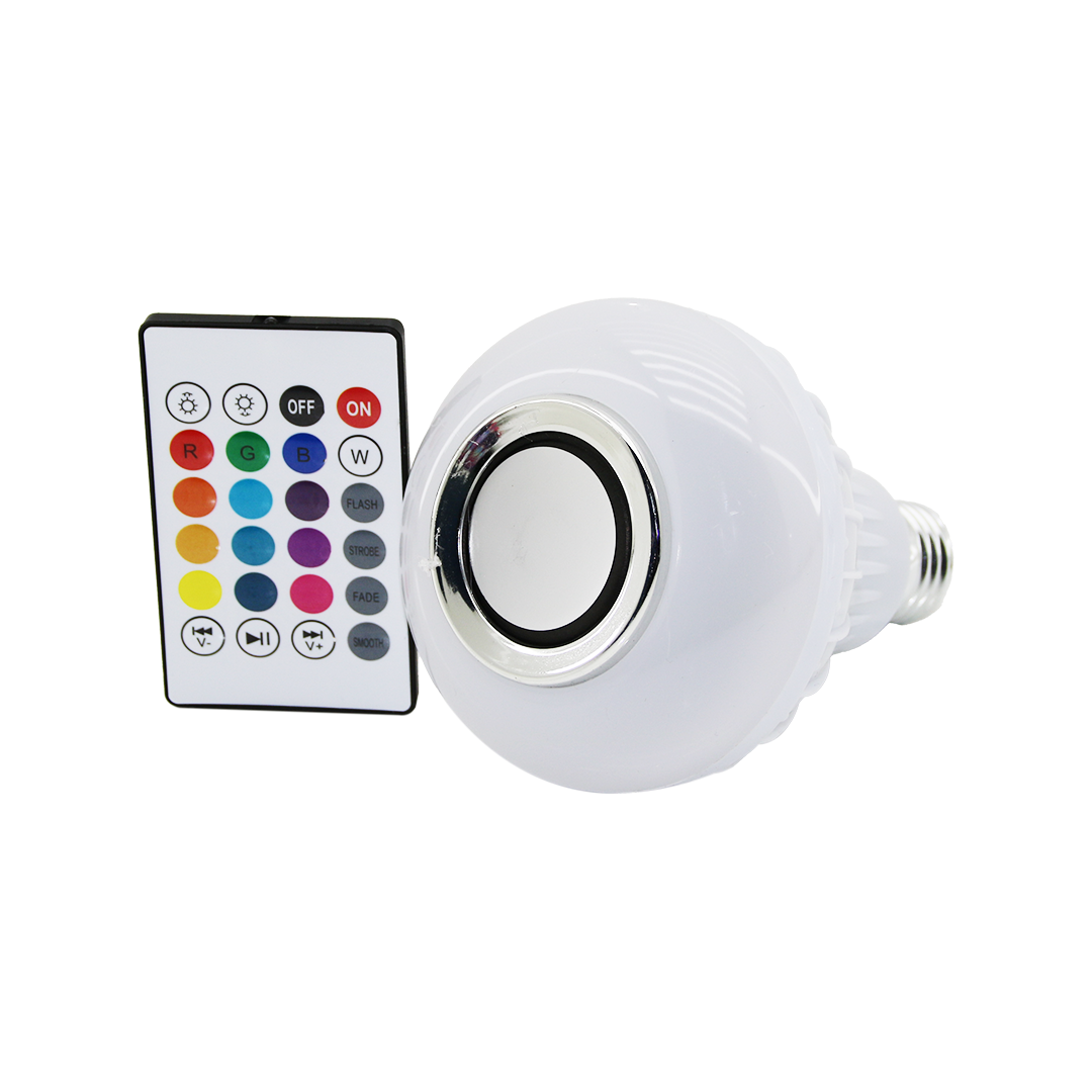 Kumandalı RGB LED Ampul Bluetooth Hoparlör 7W/3W