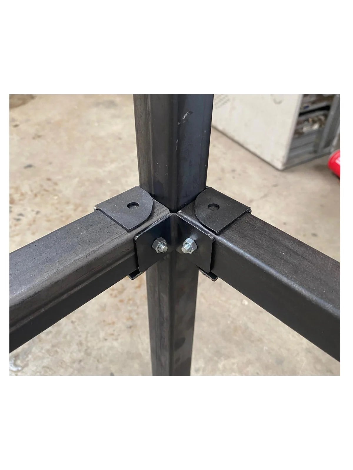 Kutu Profil Civatalı Metal Köşe Bağlantı Parçası 30x30mm