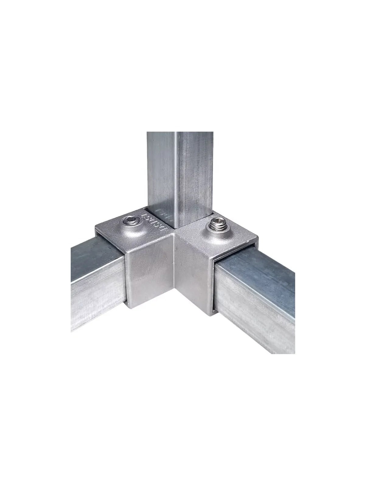 Kutu Profil Civatalı Metal Köşe Bağlantı 4 Parça Set