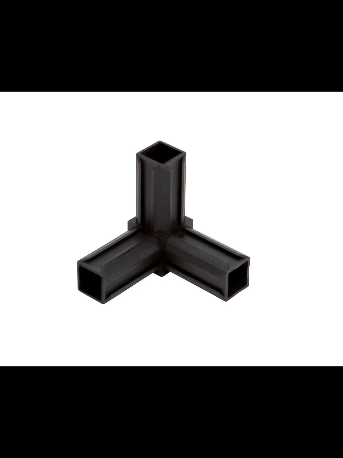 Kutu Profil Köşe Tip Plastik Bağlantı Parçası 25x25mm