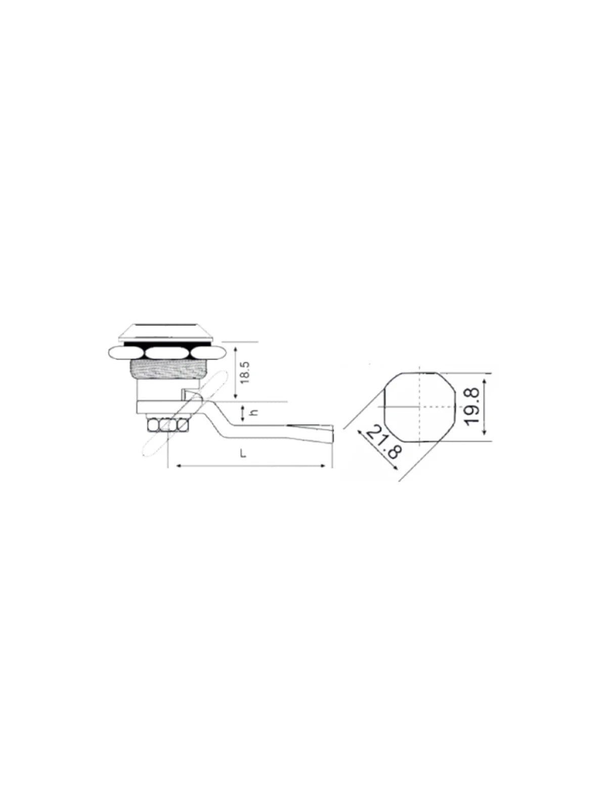 Kutu Profil T Tip Plastik Bağlantı Parçası 20x20mm