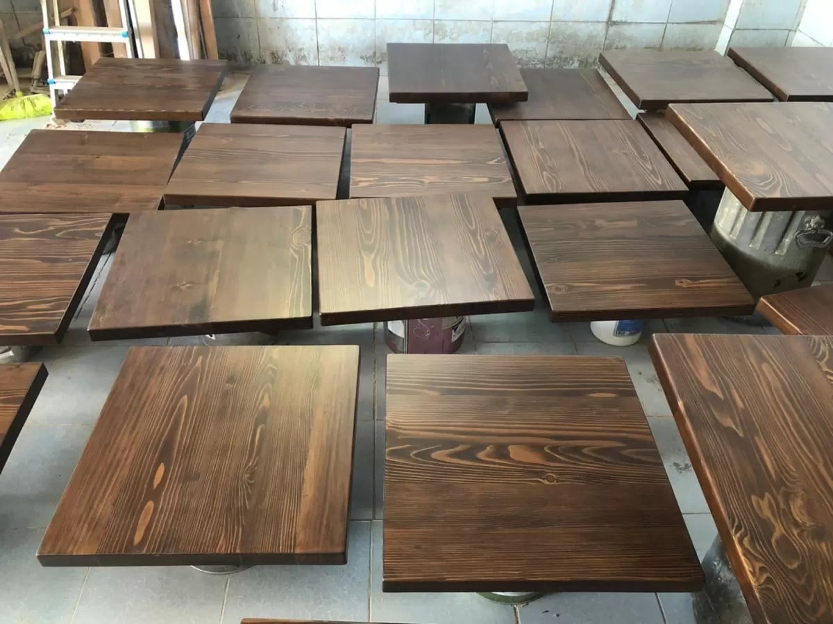 Kütük Masa Üstü 70X70.CM