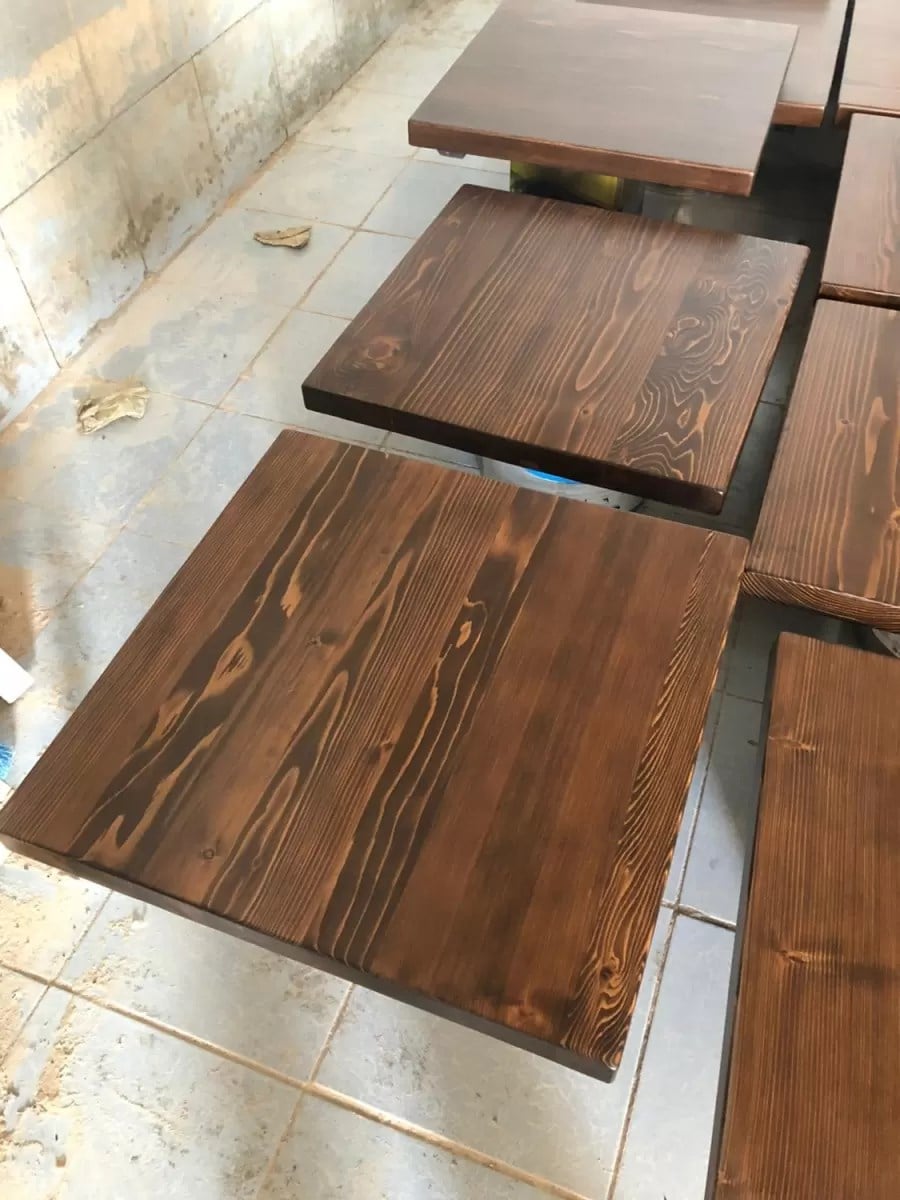 Kütük Masa Üstü 70X70.CM