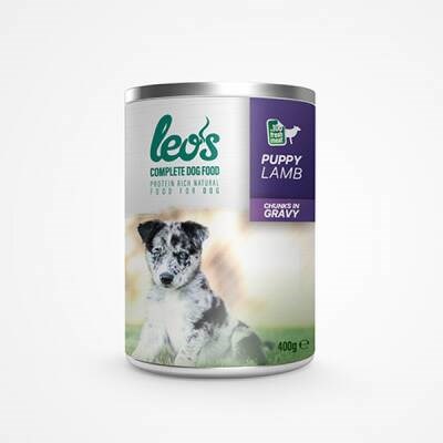 Kuzu Parça Etli Soslu Yavru Köpek Konservesi 400 Gr