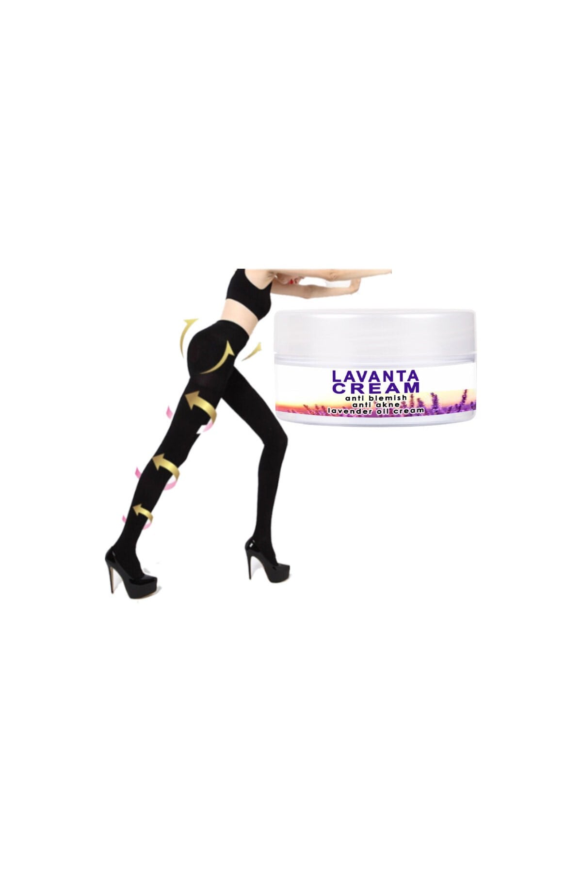 Lavanta Cream Akneye Sivilceye 50 ml + S-M Mikro Kapsüllü Şekillendirici Tayt