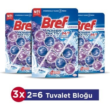 Lavanta Kokulu Katı Tuvalet Bloğu 3'lü Temizlik ve Ferahlık
