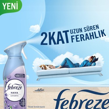 Lavanta Konforu ile 185 ml Hava Ferahlatıcı Oda Kokusu
