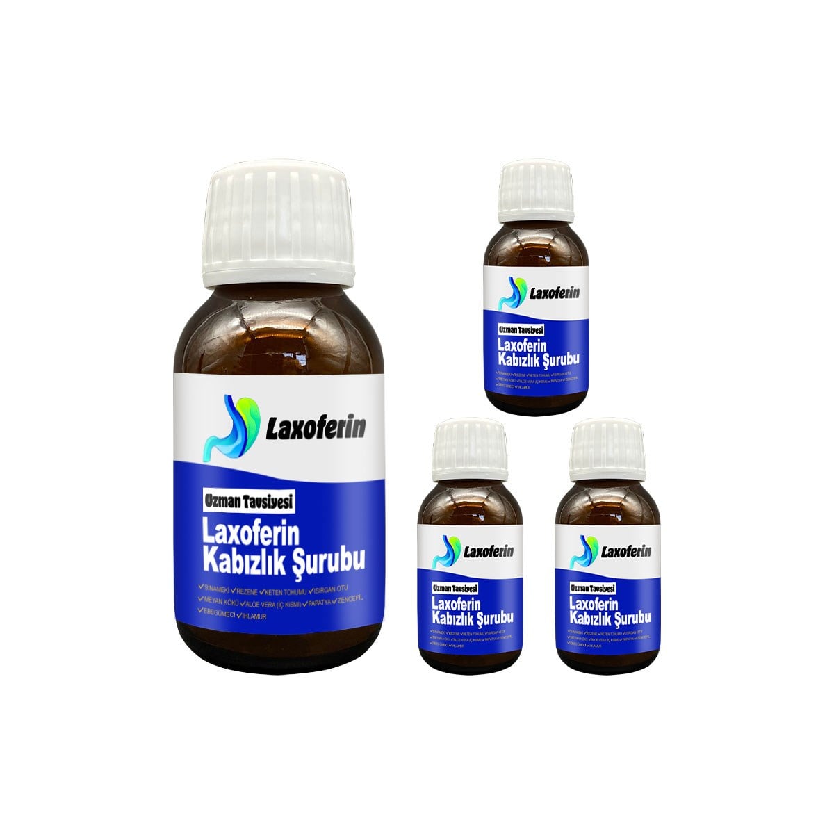 Laxoferin Şurup - 4 Adet Bay Bayan Kullanımına Uygun 50 ml