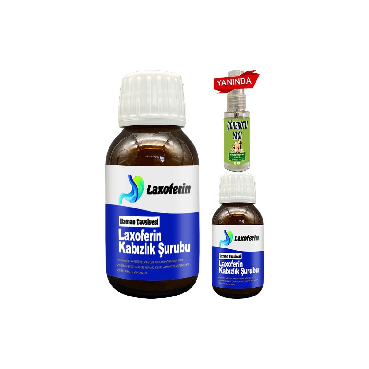 Laxoferin Şurup 50ml: 2 Şişe + Çörek OtuYağı / Bay&Bayan