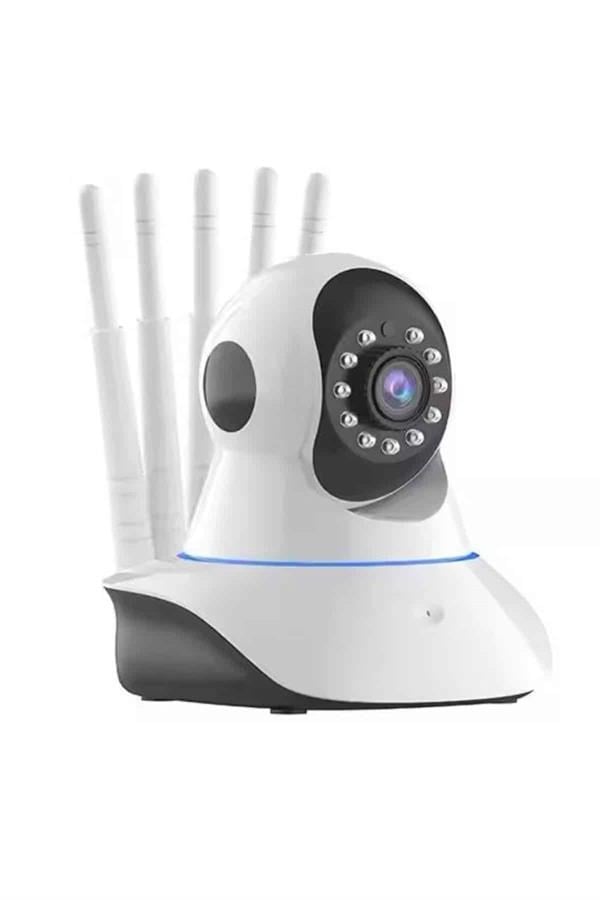 LED Aydınlatmalı 5 Antenli Motorlu 1080P Wifi Kamera Sensörlü Yeni Nesil