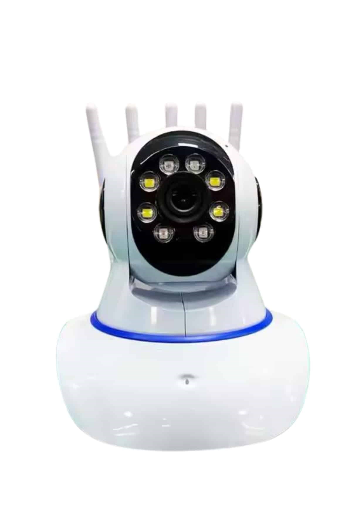 LED Aydınlatmalı 5 Antenli Motorlu 1080P Wifi Kamera Sensörlü